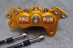 Etrier de frein Arrière 6 pistons “Gold Series” Yamaha 350 Banshee avec Durite